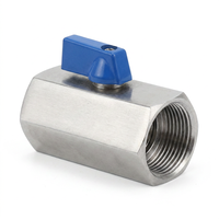 Carp Journey 304/316 Stainless Steel Manual Mini Ball Valves OEM DN15 PN63 Medium Pressure Flanged Thread NPT for Water Oil Gas