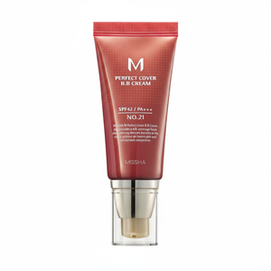 MISSHA M Perfect Cover BB Cream PSF42/PA +++ 20ml/50ml No 21 - Made in Korea K-Beauty Teinté Hydratant pour le visage avec SPF - Product Image 2