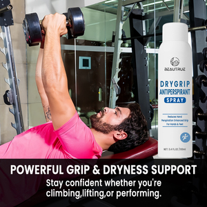 Spray <span class=keywords><strong>Antitranspirante</strong></span> DryGrip al por Mayor para <span class=keywords><strong>Manos</strong></span> <span class=keywords><strong>y</strong></span> <span class=keywords><strong>Pies</strong></span>, Secado Rápido, Mejora el Agarre, para Escalada, Gimnasia, Levantamiento de Pesas, Danza <span class=keywords><strong>y</strong></span> Deportes - Product Image 3