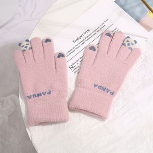 Guantes de Cinco Dedos PANHA para Mujer, Forrados de Felpa Cálida, Compatibles con Pantalla Táctil, para Uso en Exteriores en Otoño e Invierno - Product Image 3