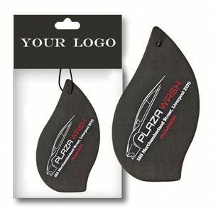 Désodorisant de voiture en papier personnalisé avec logo dessin animé, parfum au choix, OEM 2026, pas cher - Product Image 2