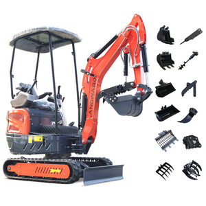 Mini-excavatrice hydraulique sur chenilles pour l'agriculture européenne, 1600 kg, à vendre - Product Image 3