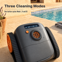 Penyedot Debu Kolam Renang Robotik Tanpa Kabel 240-350 L/mnt 4500mAh 150-180 Mnt IPX8 untuk Kolam Renang Dalam Tanah hingga 300 M²