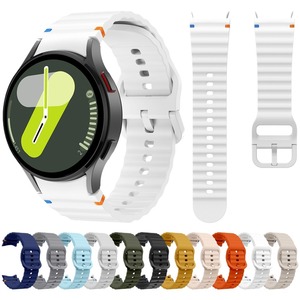 Bracelet en Silicone pour Samsung Galaxy Watch 7 FE 40mm 44mm Bande 46mm <span class=keywords><strong>5</strong></span> <span class=keywords><strong>Pro</strong></span> 45mm Montre 6 Classique 47mm 43mm Bracelet Sports Bracelets - Product Image 4