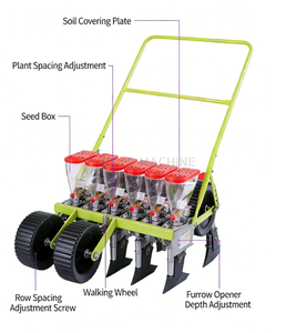 Langlebiger Handgeführter Gemüsesäer Mehrreihiges Sägerät für den Anbau von Scharfer Paprika, Radieschen und Karotten - Product Image 3