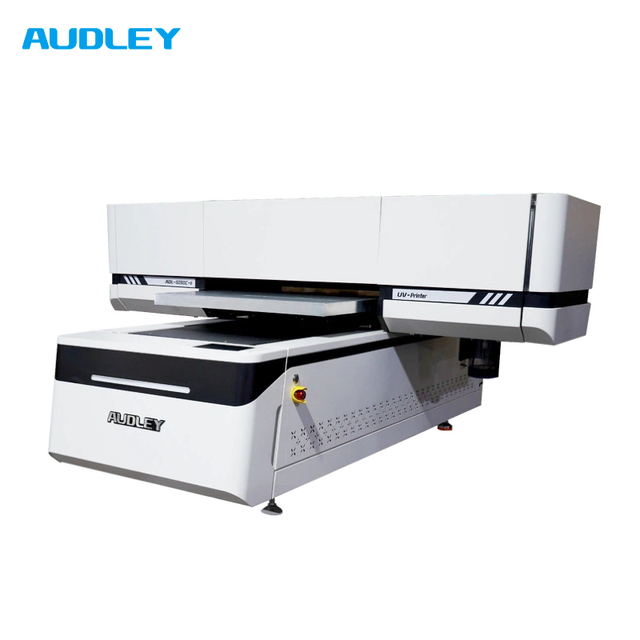 AUDLEY 6090 UV Flatbed Printer | 10-Color, 3 Epson I3200 Heads, 18cm Height, Visual Positioning, Cylindrical Printing