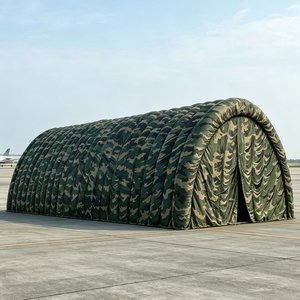 Carpa Inflable <span class=keywords><strong>de</strong></span> Camuflaje, Impermeable, <span class=keywords><strong>de</strong></span> PVC, Tipo Hangar, Túnel, Almacén, Fácil <span class=keywords><strong>de</strong></span> Instalar, para Aeropuertos y Vehículos - Product Image 1