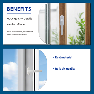 Manija de ventana corredera europea moderna, <span class=keywords><strong>cerradura</strong></span> <span class=keywords><strong>multipunto</strong></span>, manijas de ventana de <span class=keywords><strong>puerta</strong></span> de muebles de plástico de aleación de aluminio para ventanas de <span class=keywords><strong>PVC</strong></span> - Product Image 6