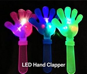 Vente en gros de claquettes lumineuses LED en plastique néon, personnalisables, pour jeux de rôle et accessoires de fête, très demandées - Product Image 3