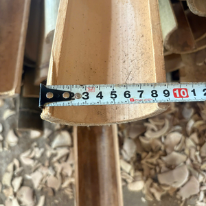 Poignée en bambou écologique 2100cm de longueur 2.1m de diamètre pour les projets de bricolage et la décoration intérieure - Product Image 6