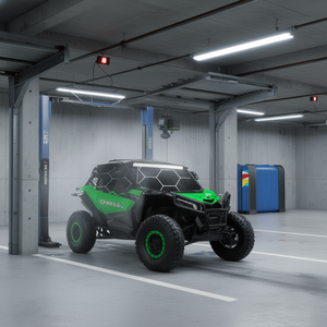 Lampe d'éclairage de garage portable à LED étanche 5000K lumière du jour faisceau à 360 degrés pour lavage de voiture, inspection, parking, garage - Product Image 2