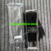 Extensions de Cheveux Torsadés Afro Synthétiques Pré-étirés Ez Twist Tresses Ressort Kinky Crochet Butterfly Locks Passion Twist