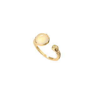 Koreaanse Stijl Modieuze Veelzijdige En Elegante Duif Ei Cat S Eye Stenen <span class=keywords><strong>Ring</strong></span> Eenvoudige Opening Verstelbare Wijsvinger <span class=keywords><strong>Ring</strong></span> - Product Image 5