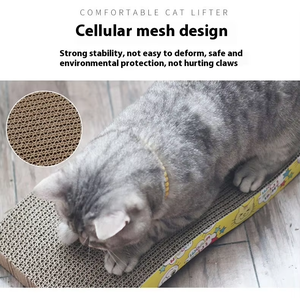 Nhà Sản Xuất Của Trực Tiếp Giao Hàng Của Chất Lượng Cao Mèo Chơi <span class=keywords><strong>Scratcher</strong></span> An Toàn Và Thân Thiện Với Môi Trường Mèo Scratching Tông - Product Image 3