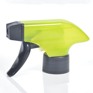 Wholesale for Cosmetic White Bottle with Transparent <strong>Green</strong> Cover Two Finger Handle 28/410 PP Foam Plastic <strong>Trigger</strong> <strong>Sprayer</strong> - Product Image 2