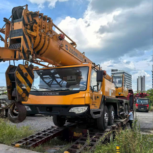 2015 Zoomilon ZTC550 55 Ton Used Crawler Crane with Engine Gearbox <b>Motor</b> PLC <b>Control</b> - Product Image 1