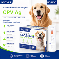 Kit de test rapide de haute précision pour le parvovirus canin CPV Ag, kit de diagnostic d'antigène parvo pour chiens, usage en clinique vétérinaire, CE ISO