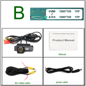 Đối với Ford Mondeo Fiesta tập trung Hatchback S-MAX Kuga 170 độ HD 1080P xe phía sau xem máy ảnh tầm nhìn ban đêm đảo ngược - Product Image 5