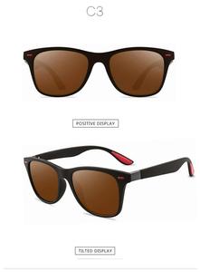 Occhiali da sole quadrati TR90 blu <span class=keywords><strong>di</strong></span> alta qualità Custom Designer <span class=keywords><strong>sfumature</strong></span> polarizzate dalla Cina fabbrica all'ingrosso - Product Image 3