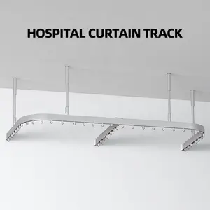 Flexible Curtain Track Rail New Curtain Tracks Double-Layer Hospital Curtain Track