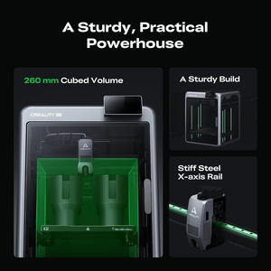 Impresora 3D K2 Pro FDM con Velocidad de hasta 350 mm/s, Nivelación Automática, Nueva con 1 Año de Garantía, WiFi, para Uso Industrial y Doméstico - Product Image 2