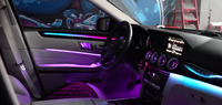 Kit de Luces Ambientales LED de 10 Colores para Mercedes-Benz Clase E W212 2010-2015, Rejilla de Ventilación de Turbina, Panel de Instrumentos Galaxy