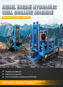 Foreuse <span class=keywords><strong>manuelle</strong></span> compacte à diesel <span class=keywords><strong>pour</strong></span> puits d'<span class=keywords><strong>eau</strong></span> agricole, <span class=keywords><strong>installation</strong></span> facile, 25 CV, profondeur de forage 100m-150m - Product Image 3