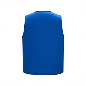 سترة عمل من البوليستر 100%، قماش تويل فاخر، متعددة الجيوب، بسحاب كامل، لون سادة، زي موحد، سترة عمل مخصصة - Product Image 5