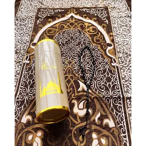 Portable travel prayer mats islamic carpet prayer rugs gift set for Middle East market