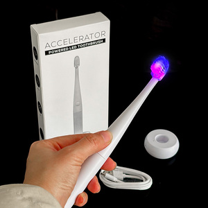 Cepillo de Dientes con Doble Luz LED Azul para <span class=keywords><strong>Limpieza</strong></span> y Blanqueamiento, Terapia de Luz Roja para Reparar Encías y Prevenir la Recesión Gingival - Product Image 4
