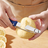 Groothandel Handmatige Roestvrijstalen Multifunctionele 3-In-1 Fruit & Groente Dunschaar Vast Veermes