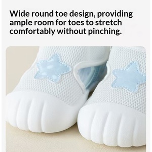 Breathable Mesh Toddler Walking Shoes Light Soft Anti Slip <b>Sole</b> Baby Shoes Indoor Outdoor For 0-3 Years Infant - Product Image 4