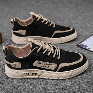 Summer new style breathable men's shoes - Korean version trendy style low-top <b>canvas</b> sneakers umbrella shoes - Product Image 2