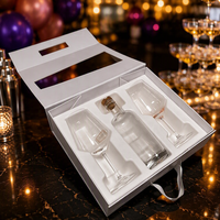 Boîte à vin en pulpe moulée, insert biodégradable, emballage personnalisé avec logo pour le vin