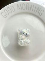 Expédition rapide, ours en gelée irisés scintillants, jouets à presser transparents, jouets mignons pour soulager le stress