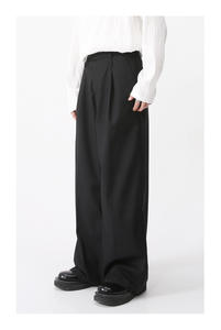 Vente chaude printemps chaud nouvelle tenue décontractée pantalon pantalon ample jambe droite Version coréenne rétro Simple - Product Image 4