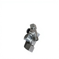 Connecteur hydraulique droit en acier au carbone et acier inoxydable anti-corrosion, adaptateur de tuyau robuste