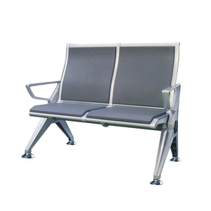 Sillas de Espera para Aeropuerto Yijiahao de Cuatro Plazas, Asientos de Aluminio con Tapicería de PU, Asientos Públicos en Fila - Product Image 3