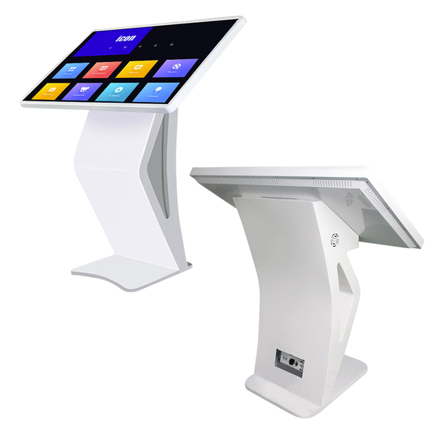 Hunghui 32 43inch 55inch Floor Standing Interactive LCD Panel Digital Information Display All One PC Touch Screen