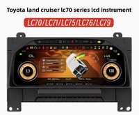 Kit Peningkatan Kluster Instrumen LCD Dashboard Digital untuk Toyota Land Cruiser LC70/71/76/78/79