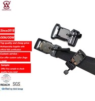 Grosir gesper magnetik lepas cepat gesper seng logam campuran dapat diatur untuk sabuk taktis gesper Magnet plastik untuk tas