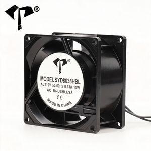 Ventilador de Resfriamento AC SYD/OEM YD8038HBL 80*80*38mm com Rolamento de Esfera 110/220/380V 2400 RPM 10-12.4W - Product Image 2