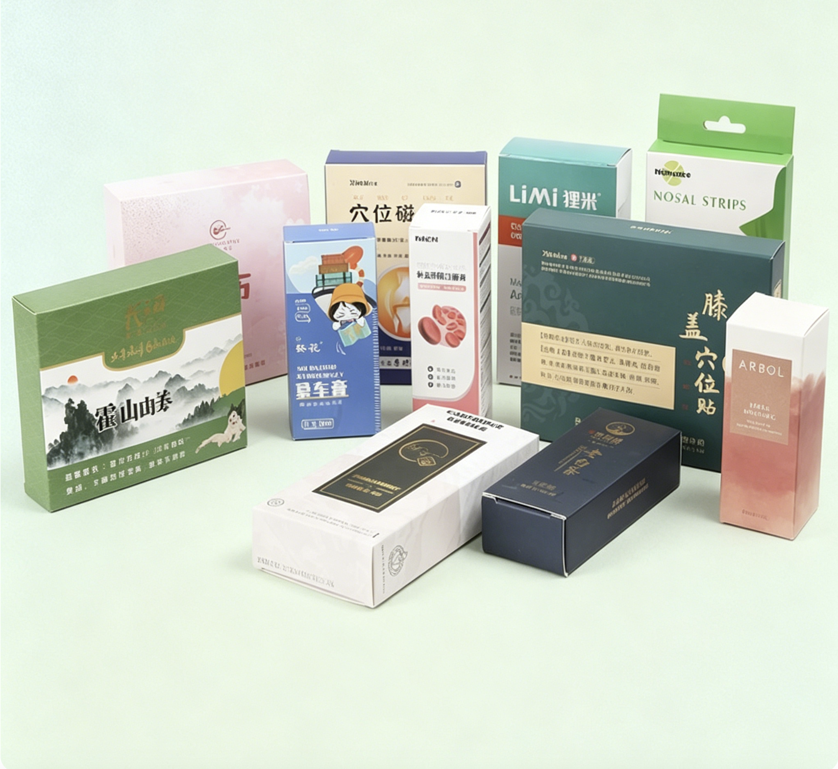 Sturdy Custom Colorful Corrugated Rigid Paper Box for Cosmetics Skincare Pharmaceutical Medicine Packaging