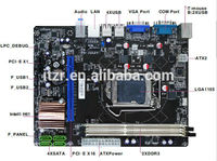 Placa Base ITZR China Aliexpress H61 de Alto Rendimiento, Entrega Rápida de Fábrica, 16 GB de RAM, Canal Dual, 2da y 3ra Generación, I3 I5 I7, LGA1155