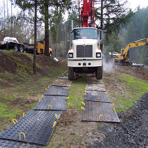 Tapis de protection au sol <span class=keywords><strong>en</strong></span> HDPE, stabilité fiable, surface antidérapante, découpe CNC, plaques de route composites pour chantier et <span class=keywords><strong>pelouse</strong></span> - Product Image 2