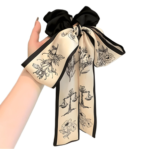New Temperament Exquisite Vintage Bowknot Hair Tie <b>Light</b> Luxury Niche Design Women's Hair Ties Fashion Jewelry Wholesale - Product Image 6