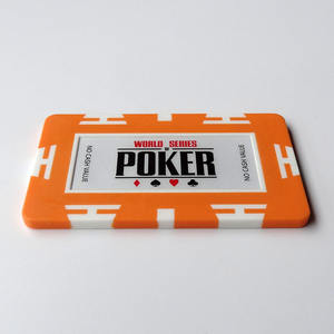 Texas Hold'em Poker <span class=keywords><strong>Chips</strong></span> Geen Denominatie 8 Kleuren Beschikbaar Vierkant Blok Baksteen Wsop Abs + Ijzeren Plaat - Product Image 5