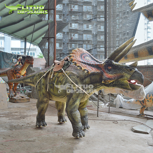 Dinosaure Triceratops Rides Marche avec Dinosaure - Product Image 3