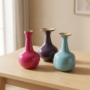 Vente en gros 2025 élégants vases artisanaux en bambou et pots de fleurs faits à la main pour la décoration intérieure écologique du Vietnam - Product Image 3