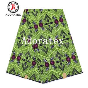 Nuevo diseño, venta al por mayor, diseño popular de lujo, estampados africanos, tela de cera <span class=keywords><strong>Real</strong></span> auténtica - Product Image 6
